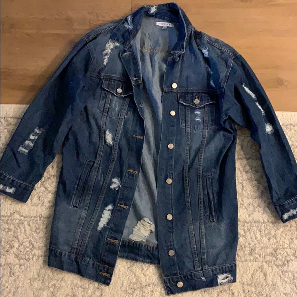 Insane Gene long Jean jacket